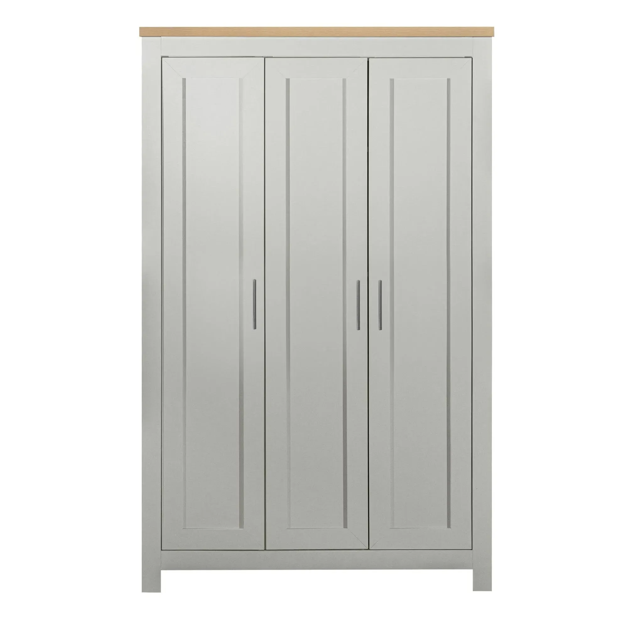 Highgate 3 Door Wardrobe - Grey, Oak