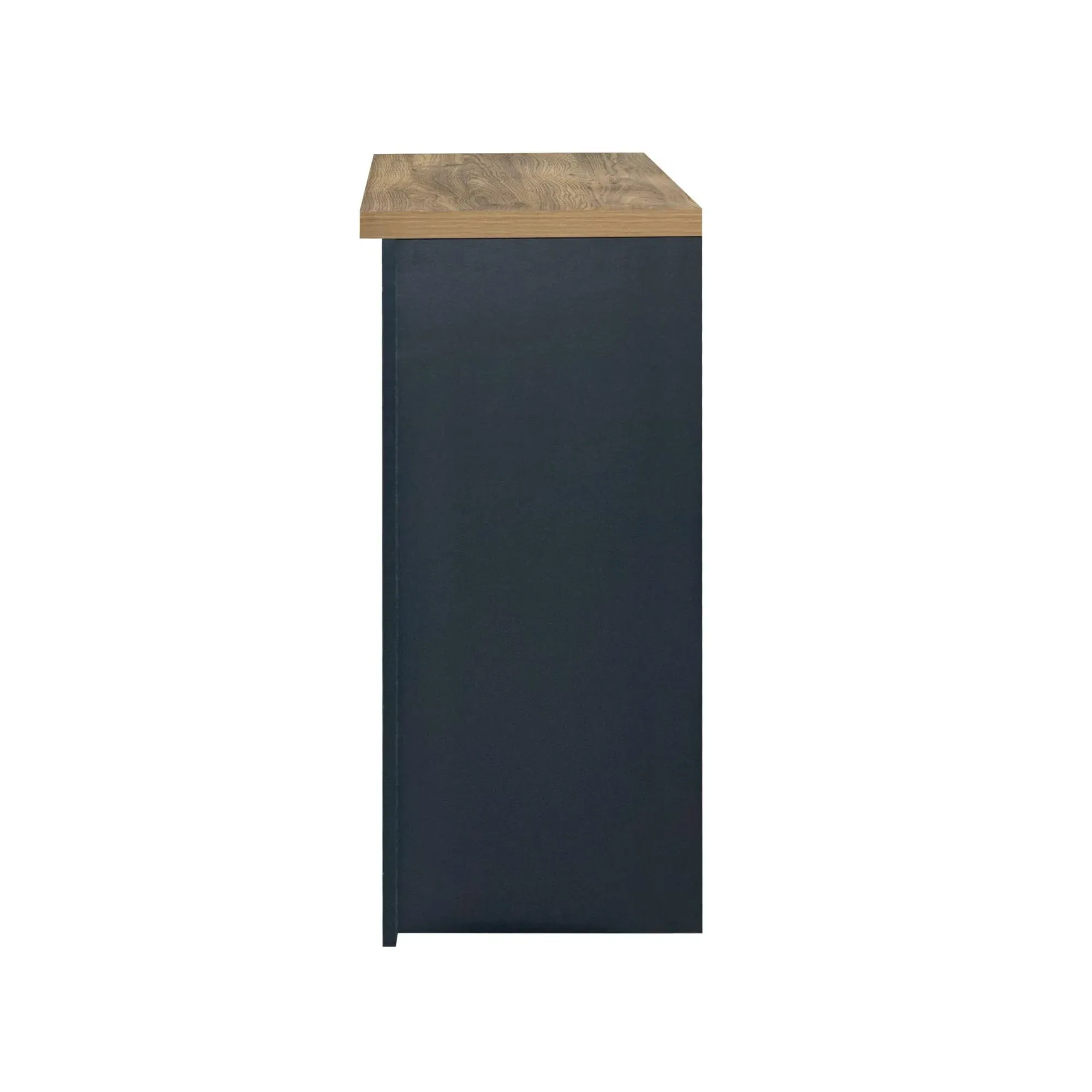 Highgate 4 Drawer Chest - Navy Blue, Oak