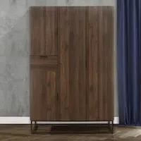 Houston 4 Door Wardrobe - Walnut