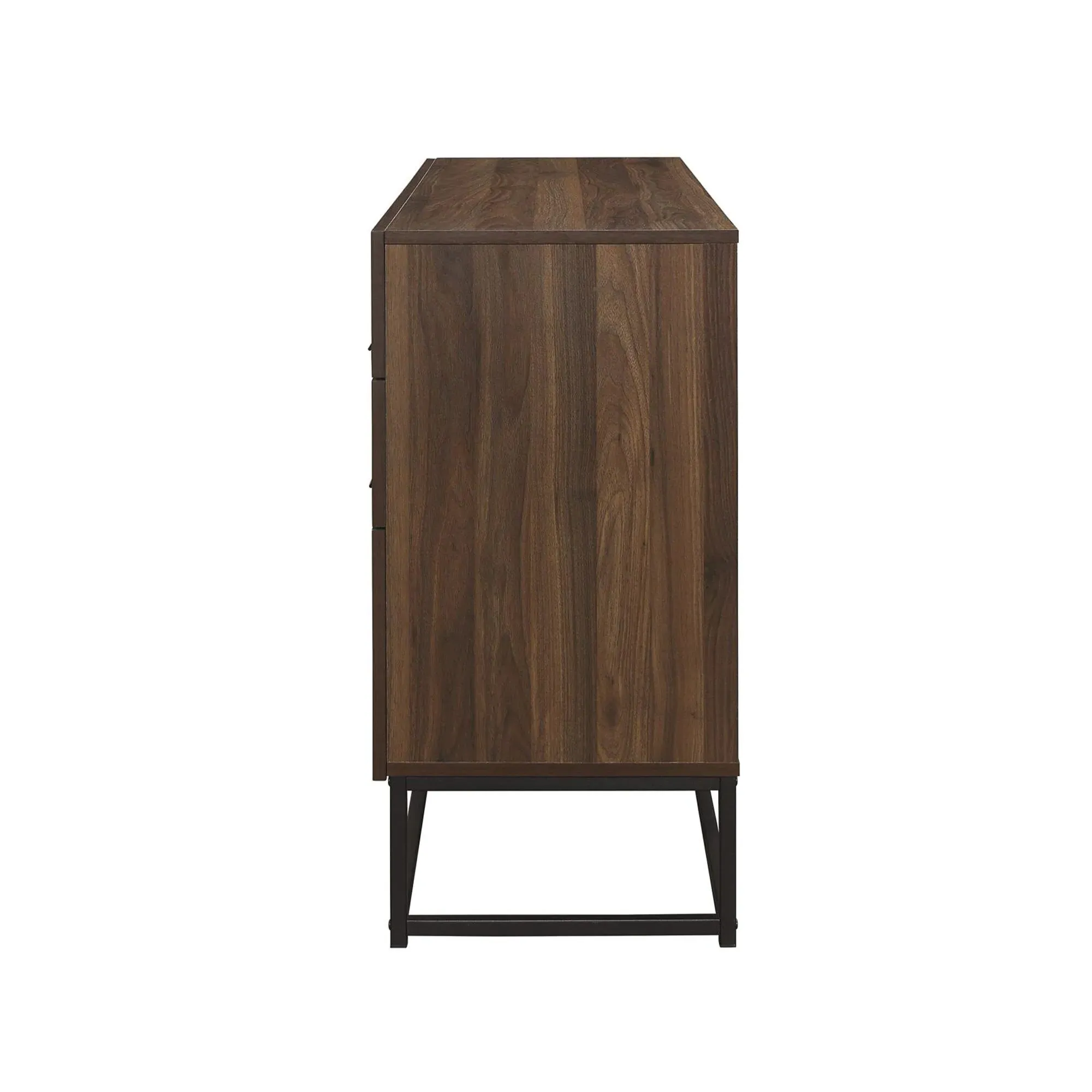 Houston 6 Drawer Wide Chest - Walnut