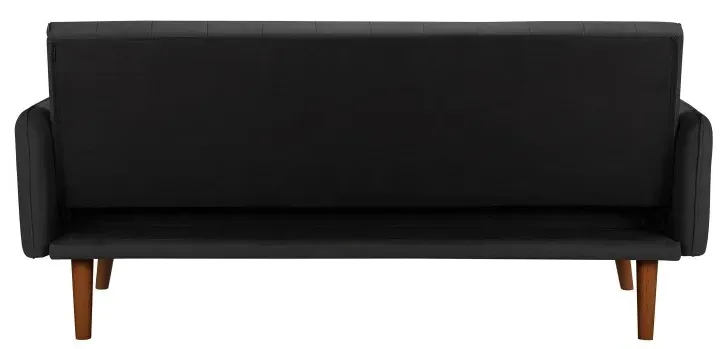 Hudson 3-Seater Sofa Bed - Charcoal, Fabric