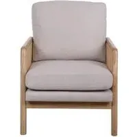 Ida Rattan Armchair - Cream