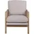 Ida Rattan Armchair - Cream