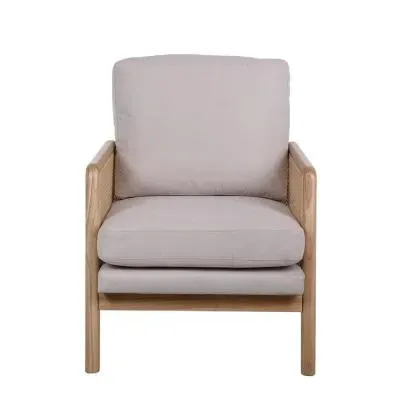 Ida Rattan Armchair - Cream image