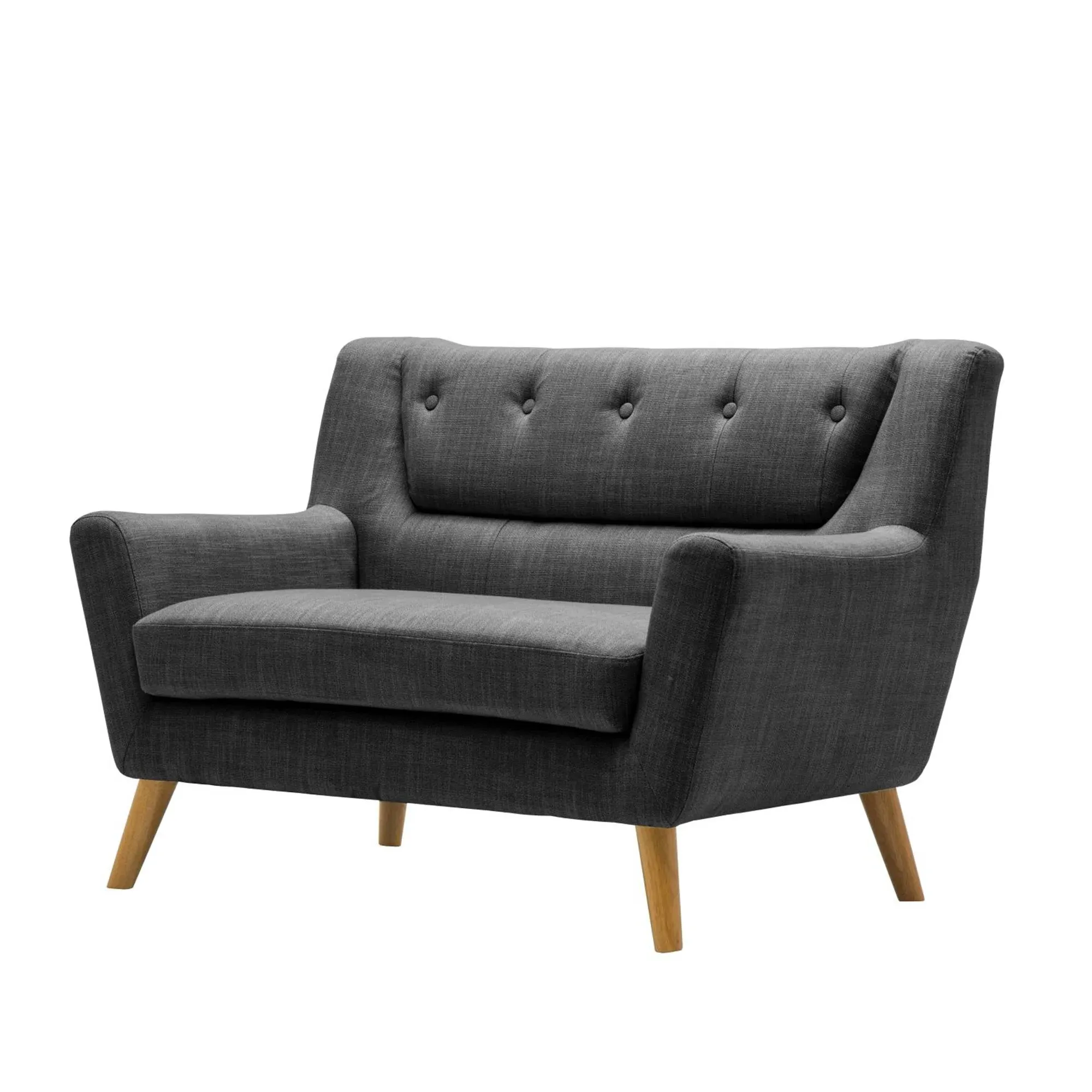 Lambeth 2-Seater Sofa - Grey, Fabric