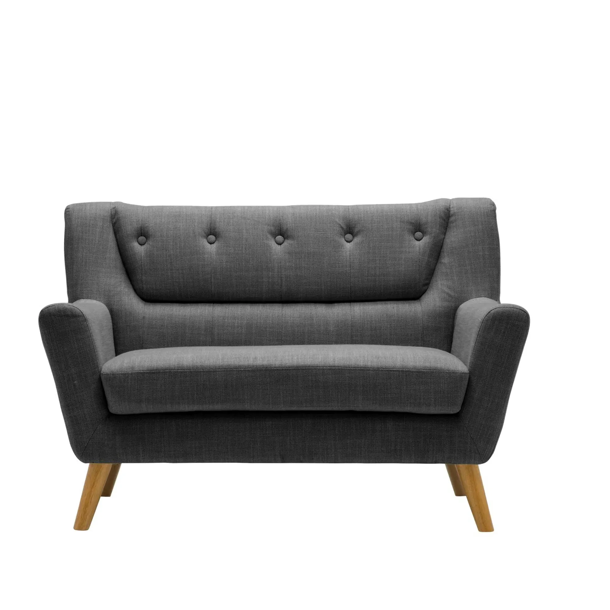 Lambeth 2-Seater Sofa - Grey, Fabric