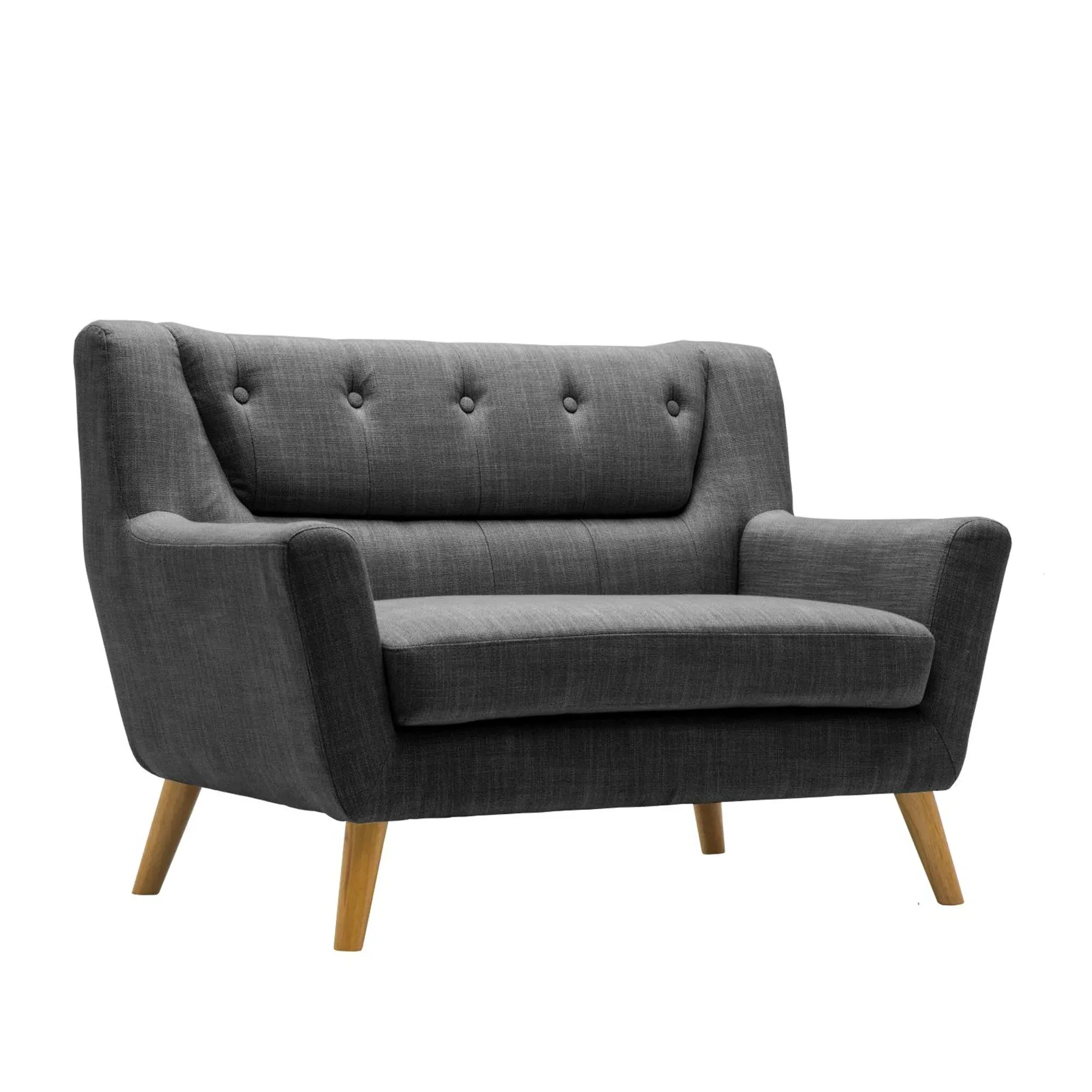 Lambeth 2-Seater Sofa - Grey, Fabric