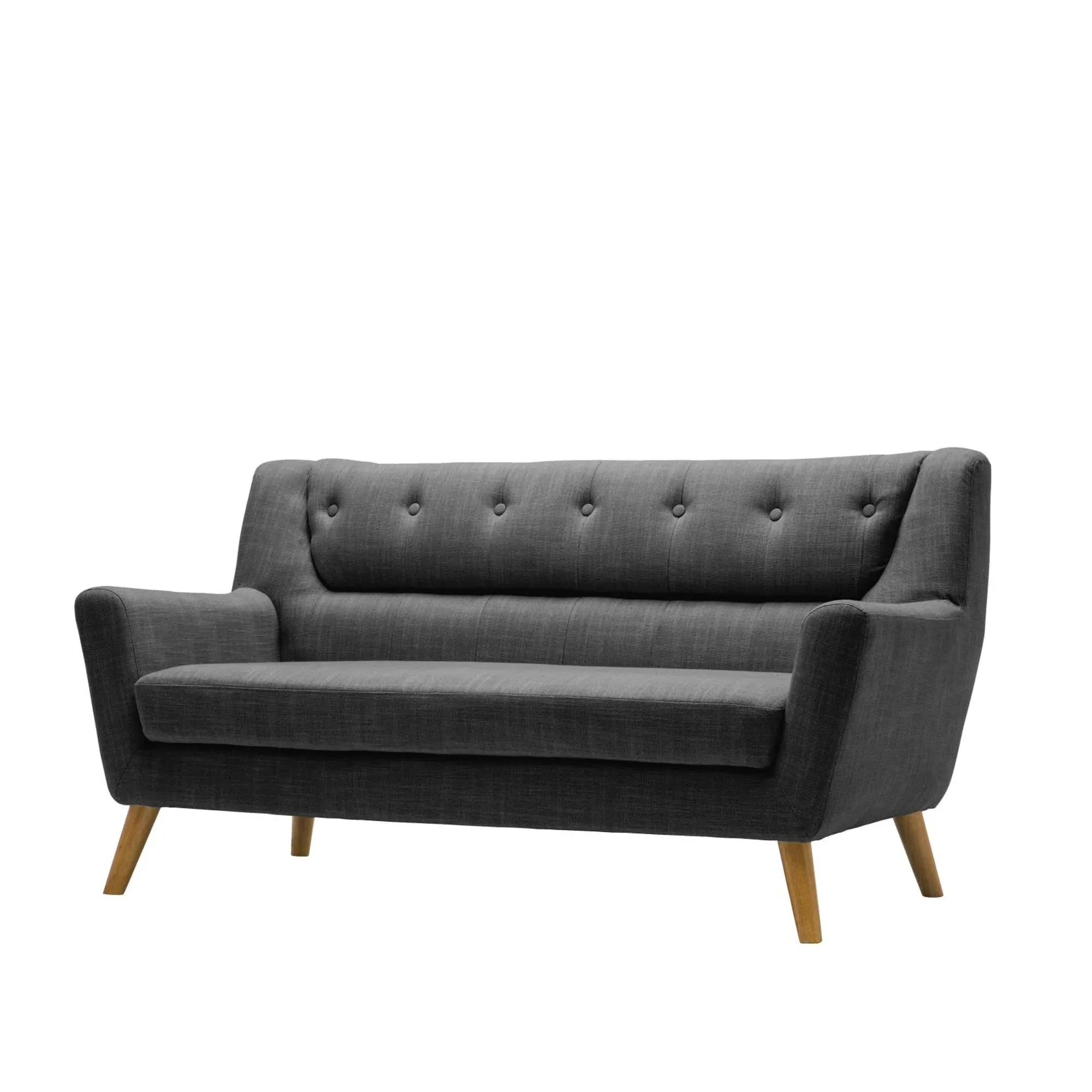Lambeth 3-Seater Sofa - Grey, Fabric