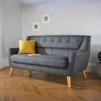 Lambeth 3-Seater Sofa - Grey, Fabric