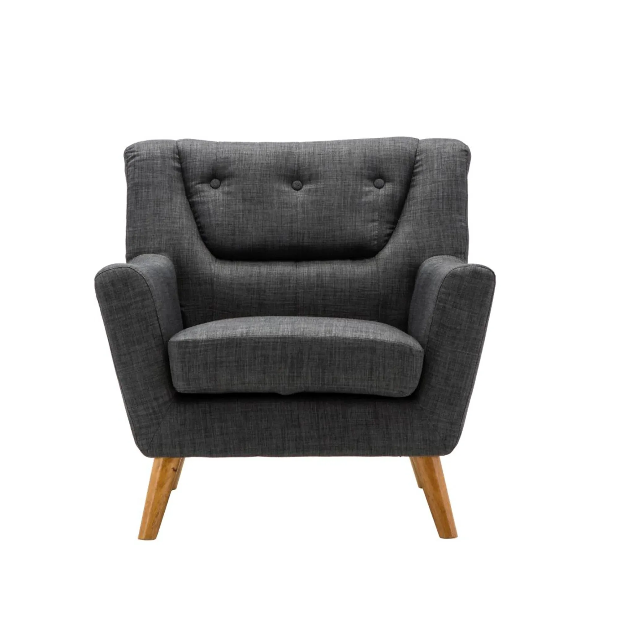 Lambeth Fabric Armchair - Grey
