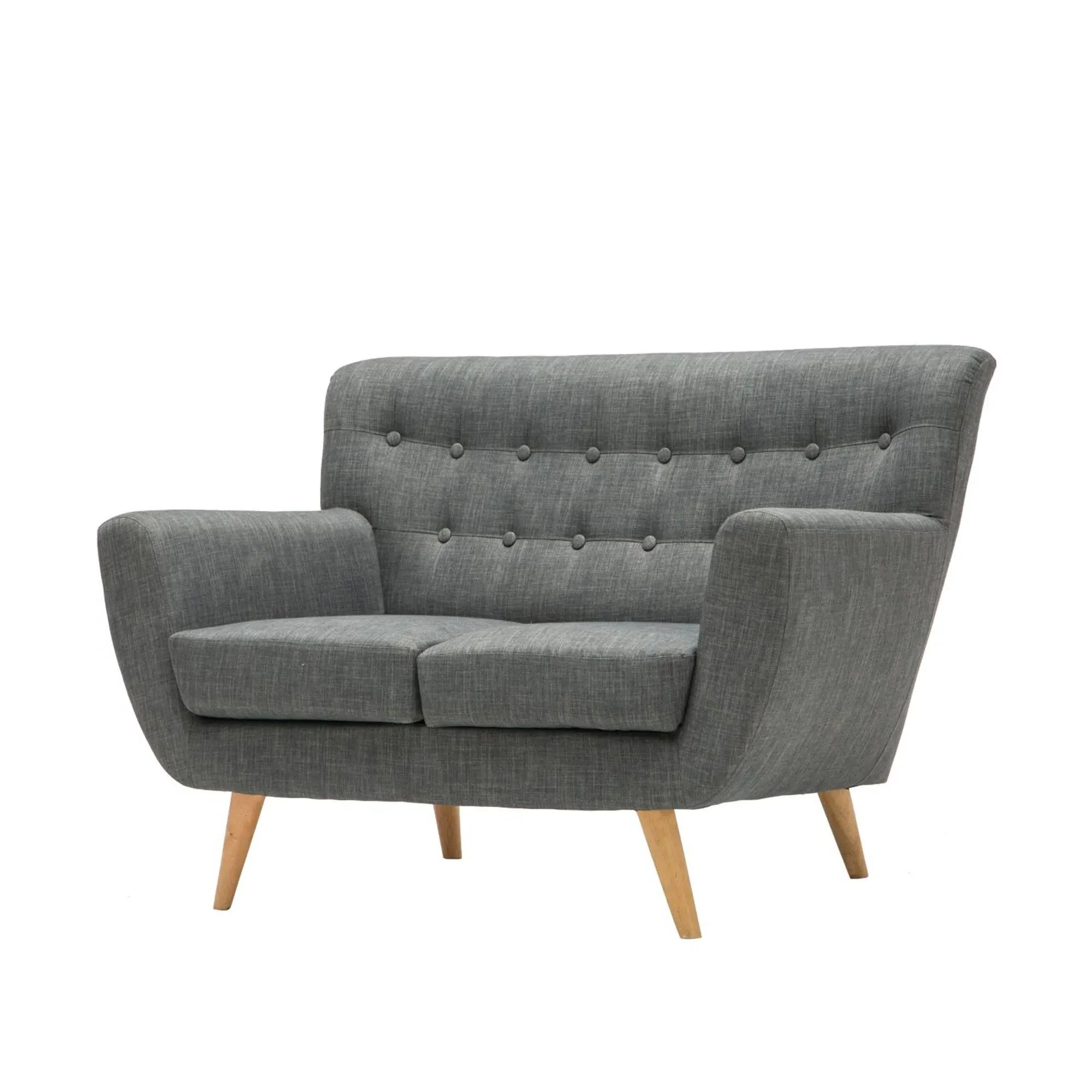 Loft 2-Seater Sofa - Grey, Fabric