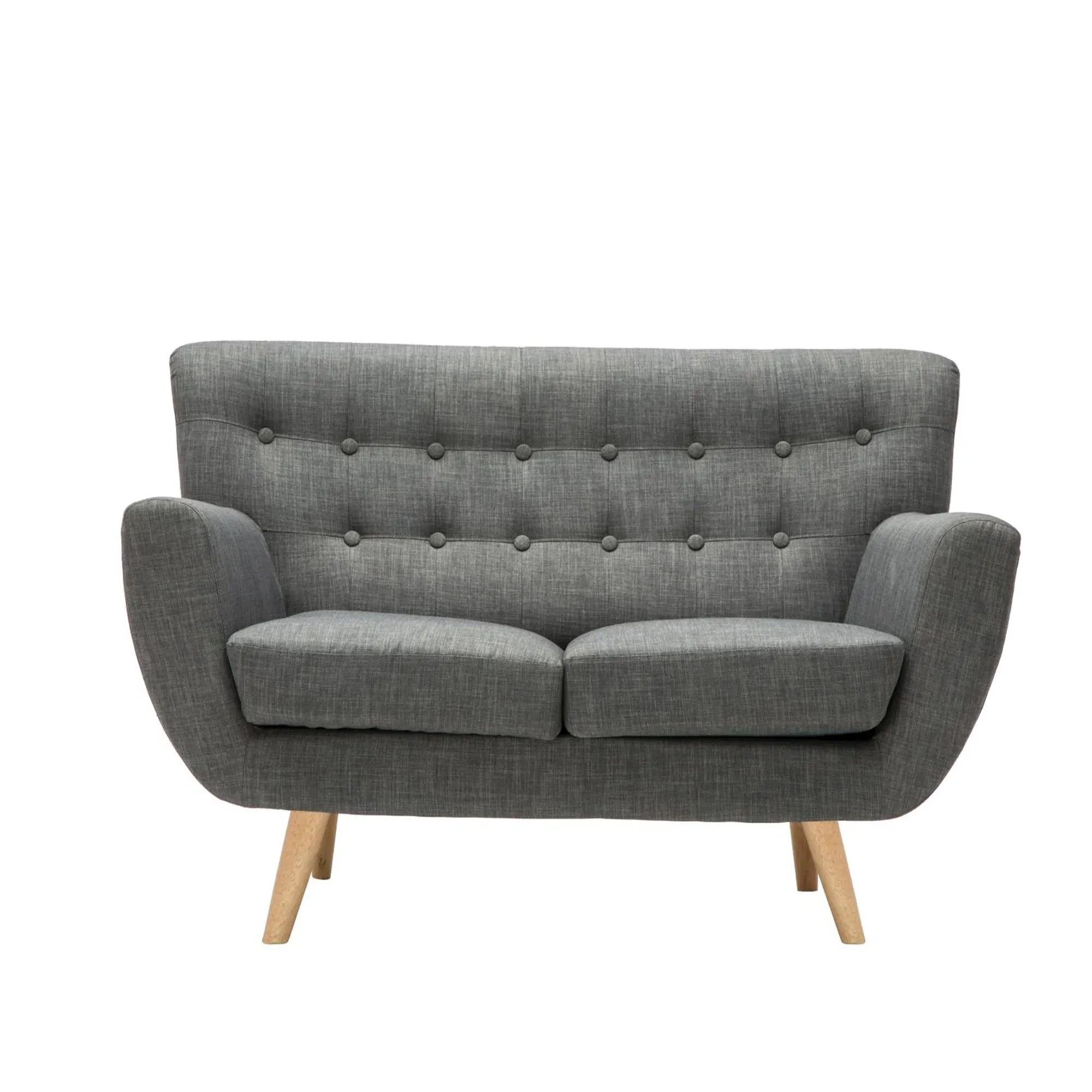 Loft 2-Seater Sofa - Grey, Fabric