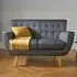 Loft 2-Seater Sofa - Grey, Fabric