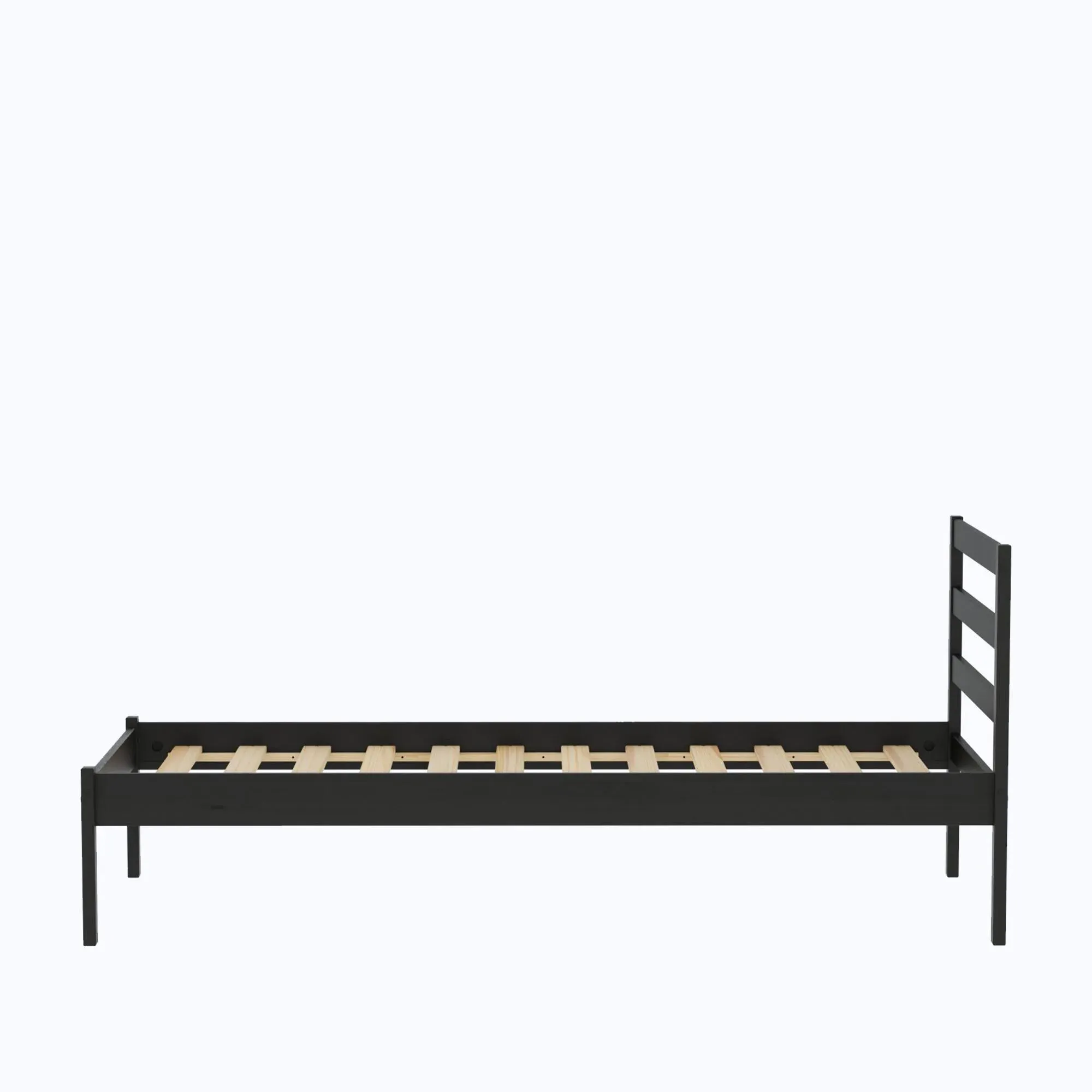 Luka Bed Frame - Black, Wood