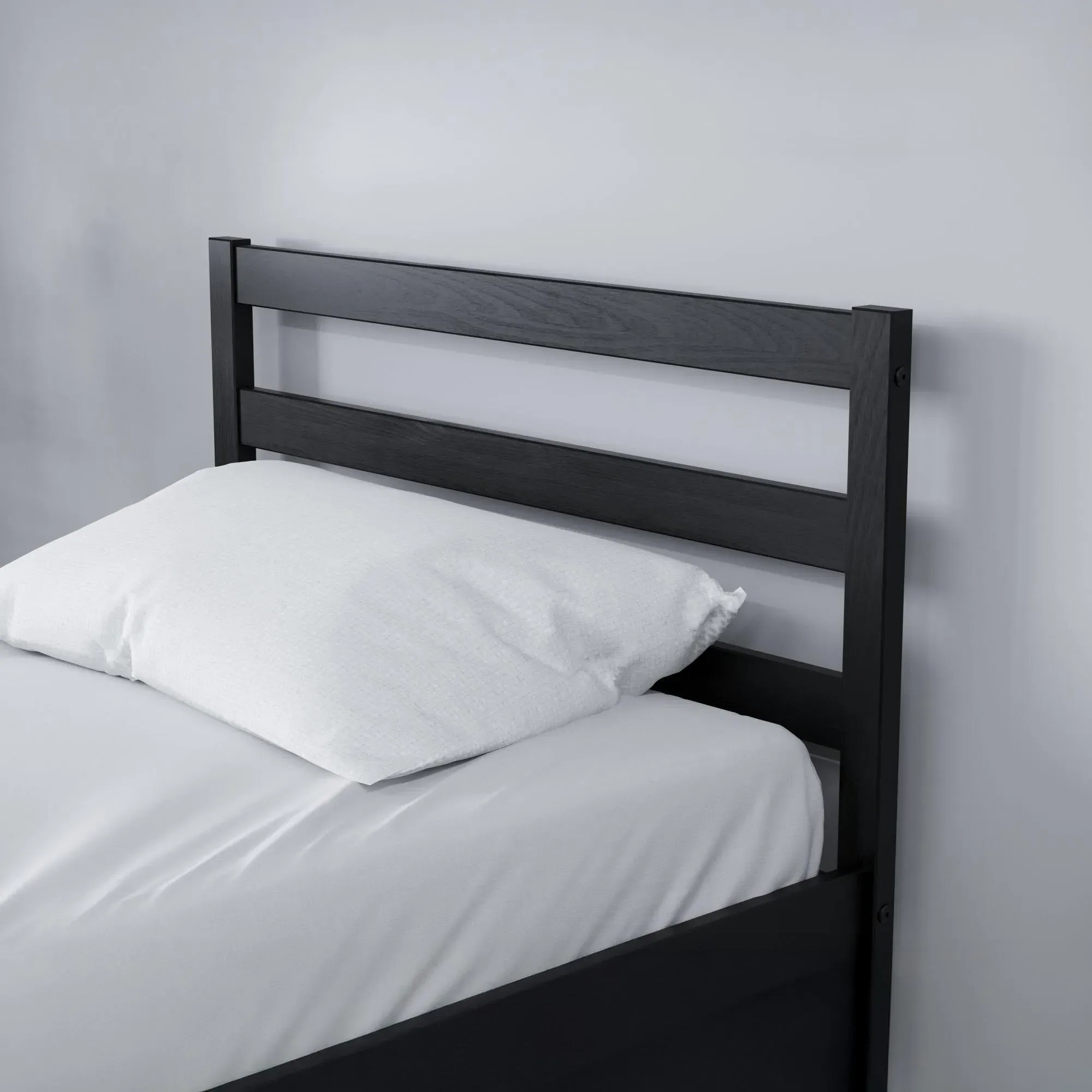 Luka Bed Frame - Black, Wood