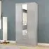 Lynx 3 Door Combi Wardrobe - Grey