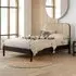 Margot Bed Frame - Black, Rattan