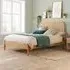 Margot Bed Frame - Oak, Rattan