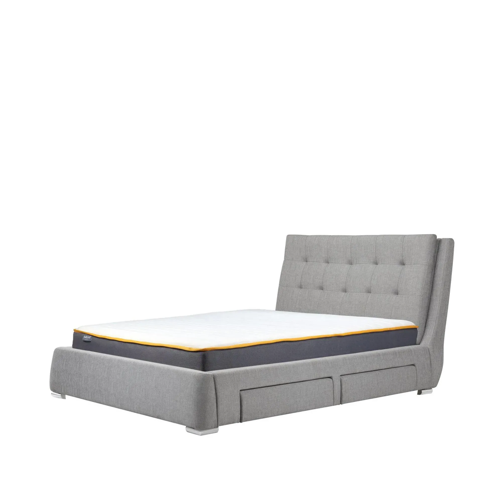 Mayfair Bed Frame - Grey, Fabric