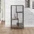 Medium Shelving Unit - Rustic, Wood Effect