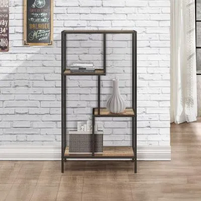 Medium Shelving Unit - Rustic, Wood Effect image