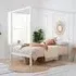 Mercia Four Poster Bed - White, Wood