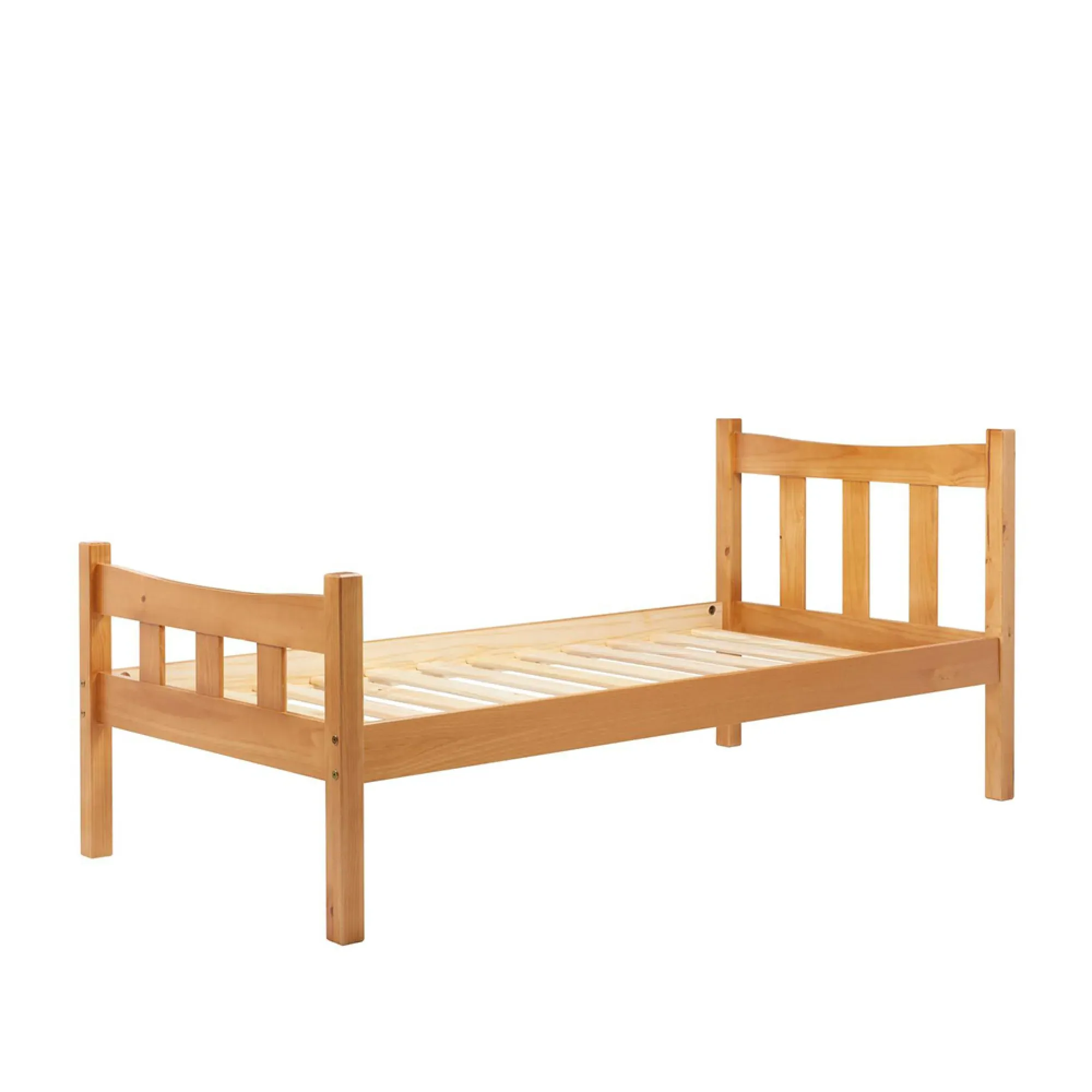 Miami Slatted Bed Frame - Antique Pine