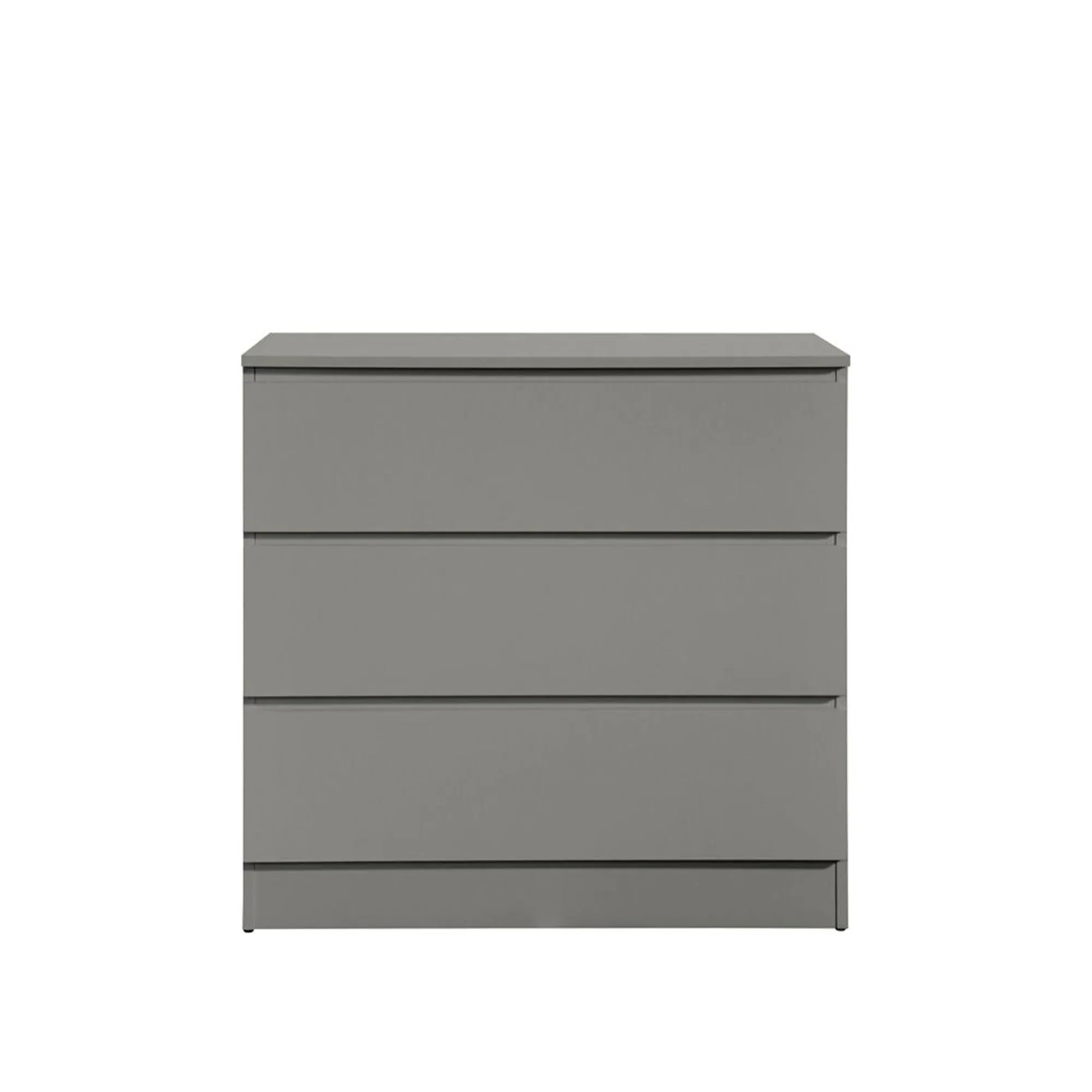 Oslo 3 Drawer Chest - Grey