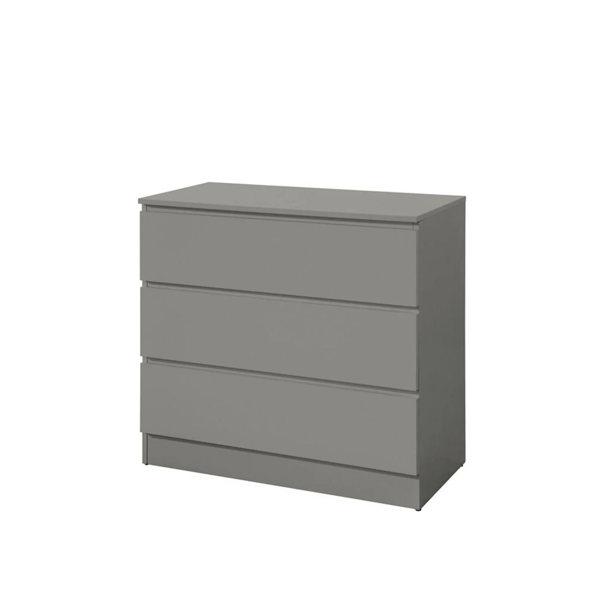 Oslo 3 Drawer Chest - Grey