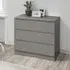 Oslo 3 Drawer Chest - Grey