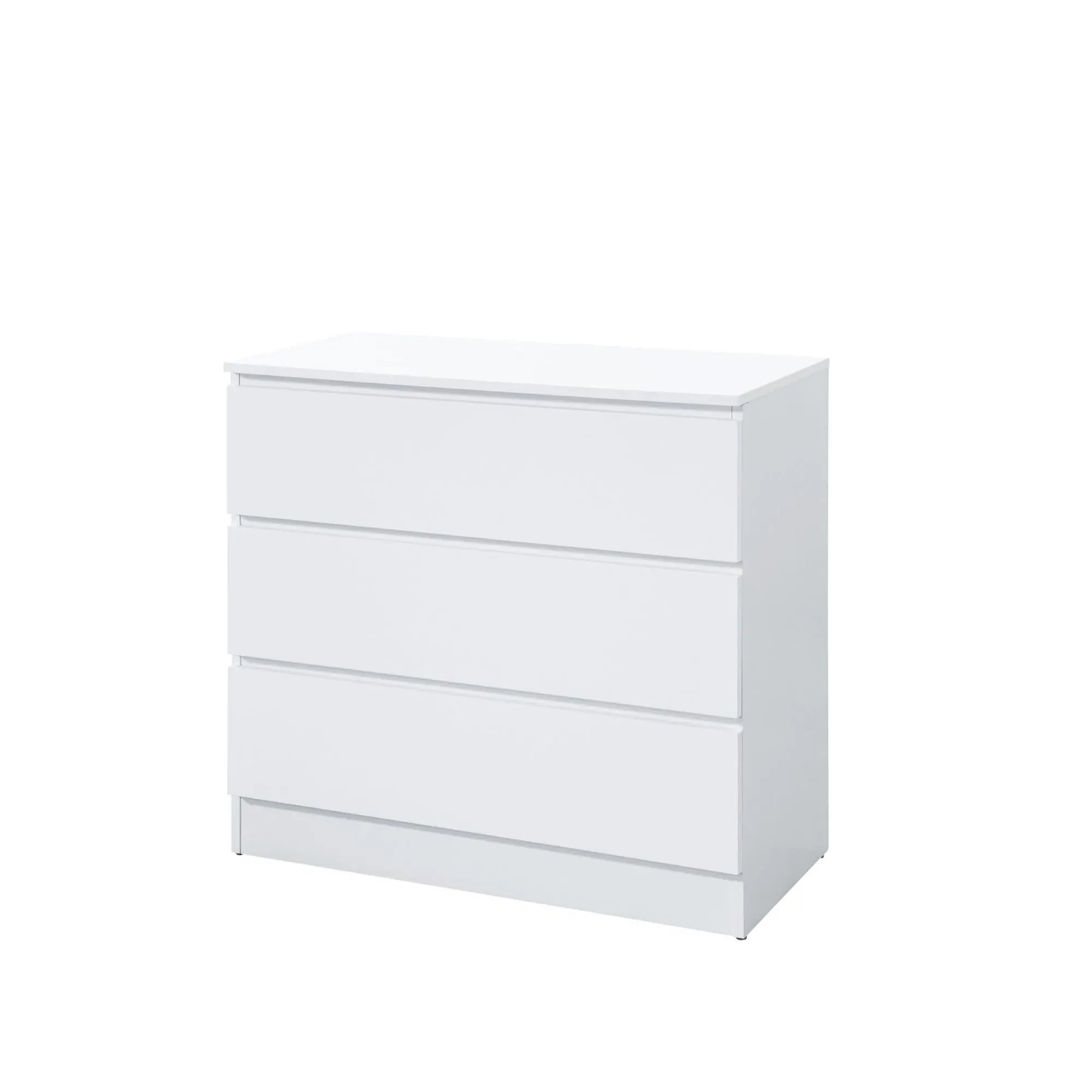Oslo 3 Drawer Chest - White