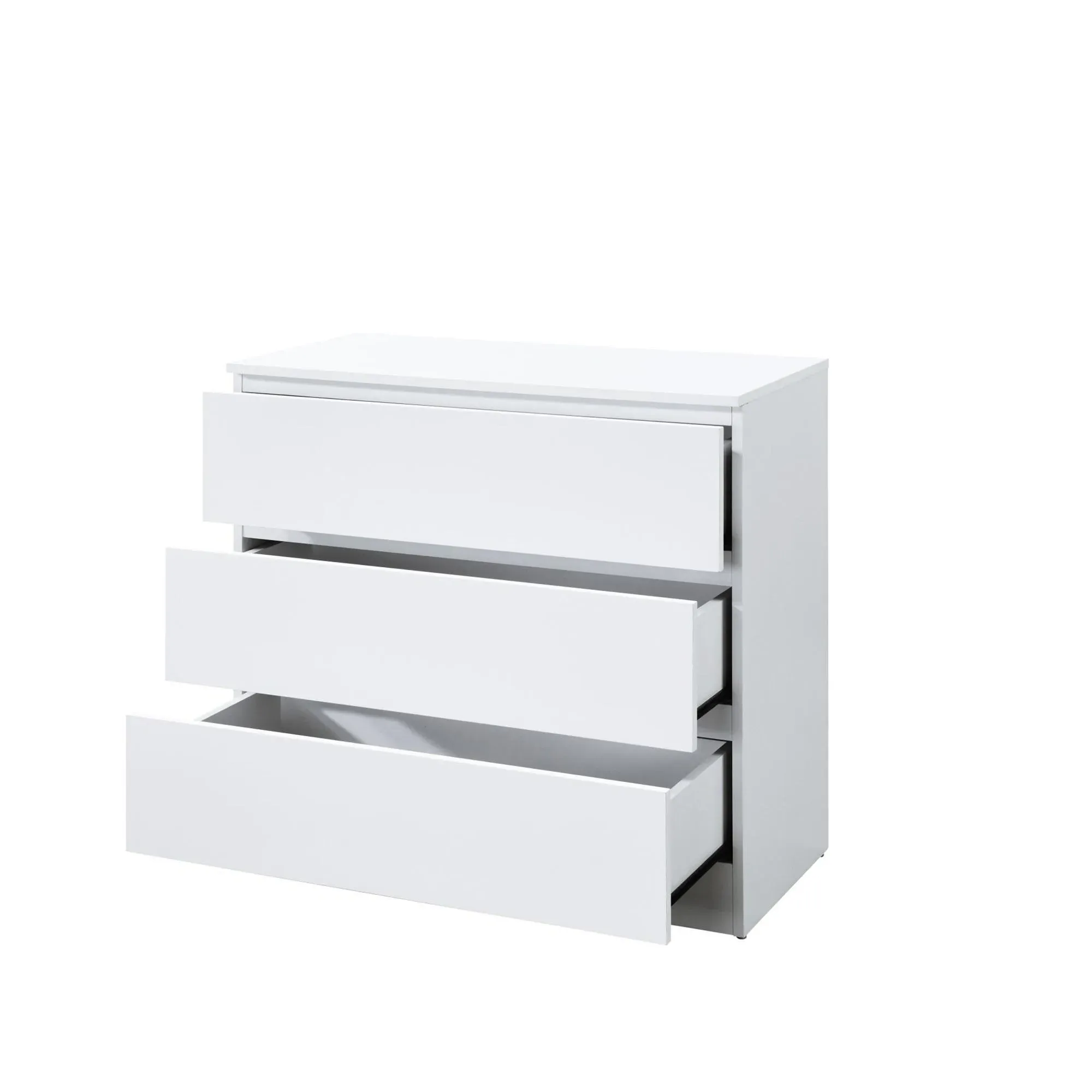 Oslo 3 Drawer Chest - White