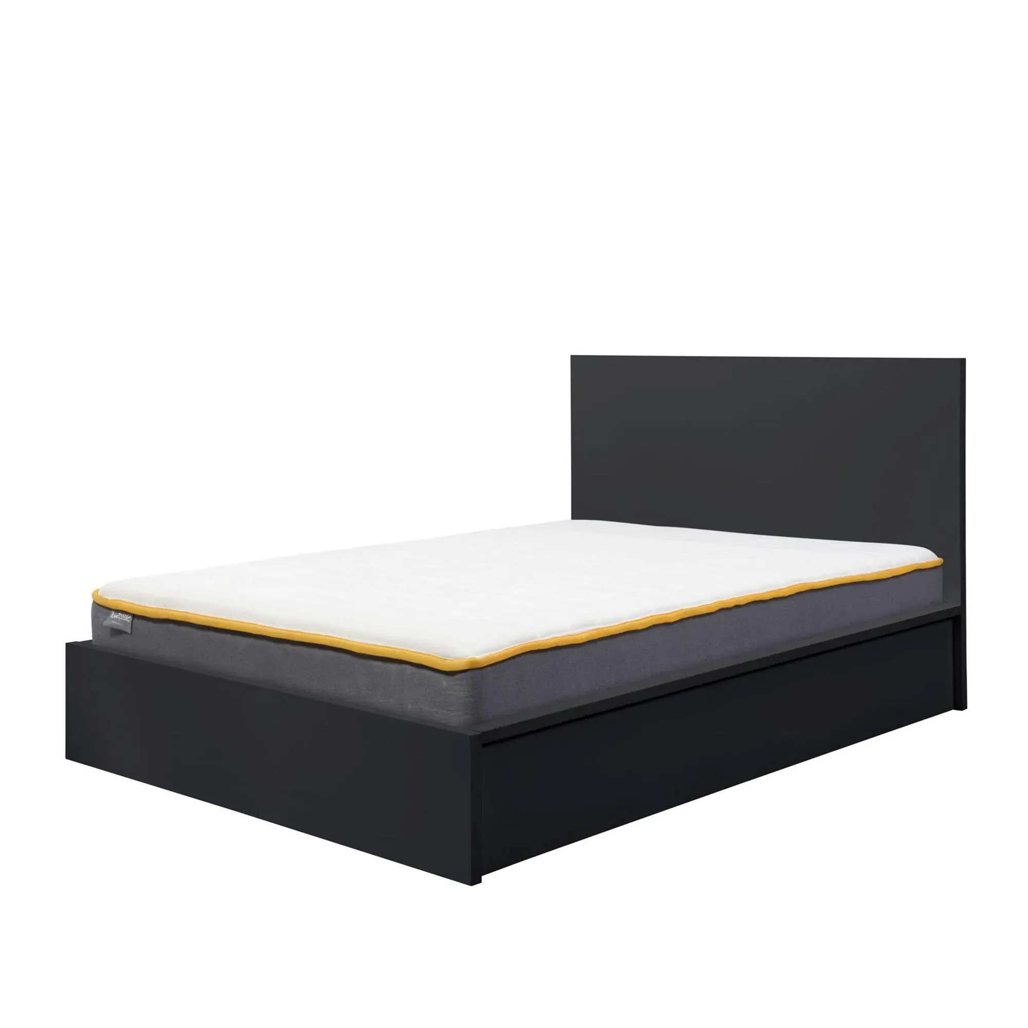 Oslo Ottoman Storage Bed - Black
