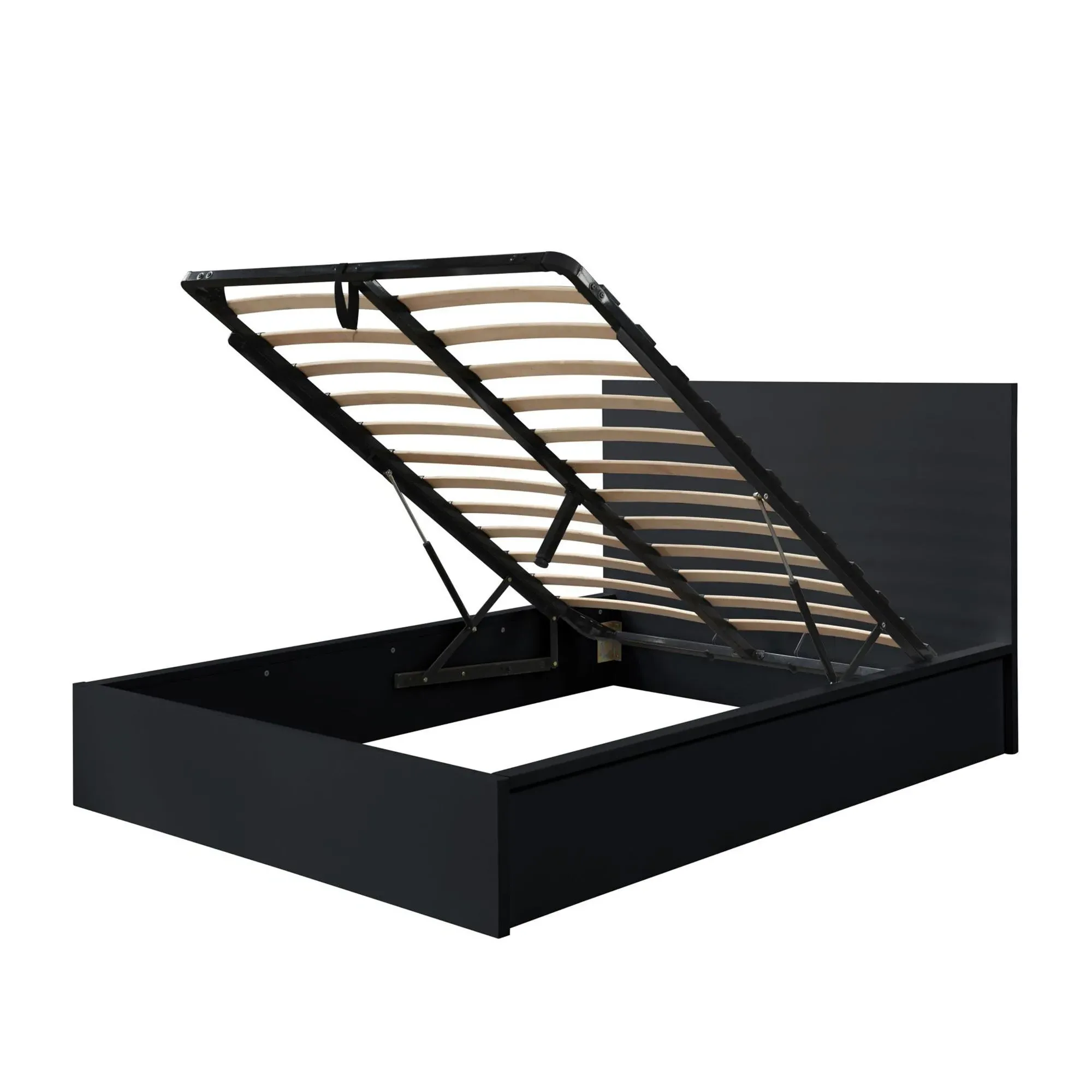 Oslo Ottoman Storage Bed - Black