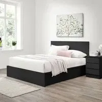 Oslo Ottoman Storage Bed - Black