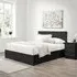 Oslo Ottoman Storage Bed - Black