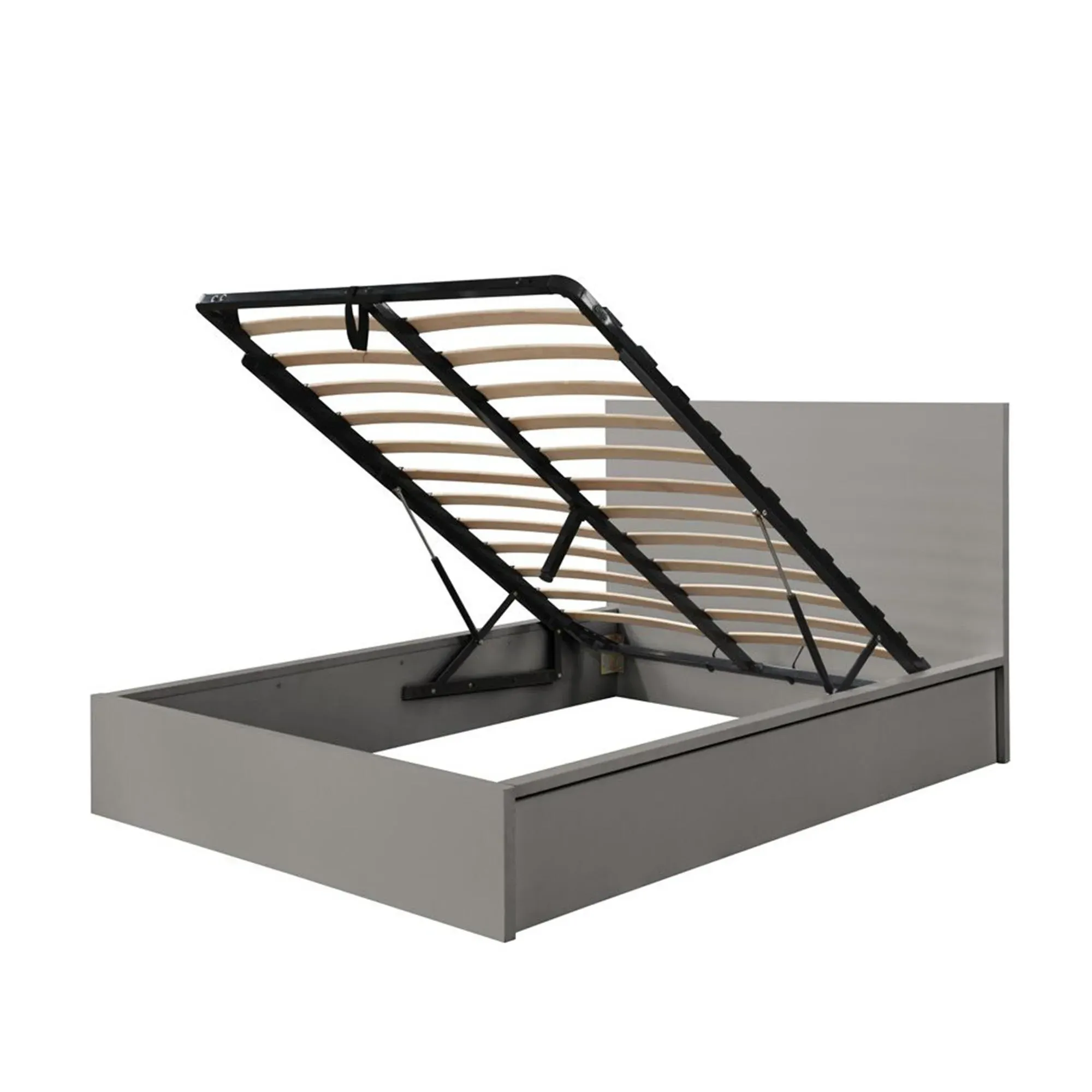 Oslo Ottoman Storage Bed - Grey