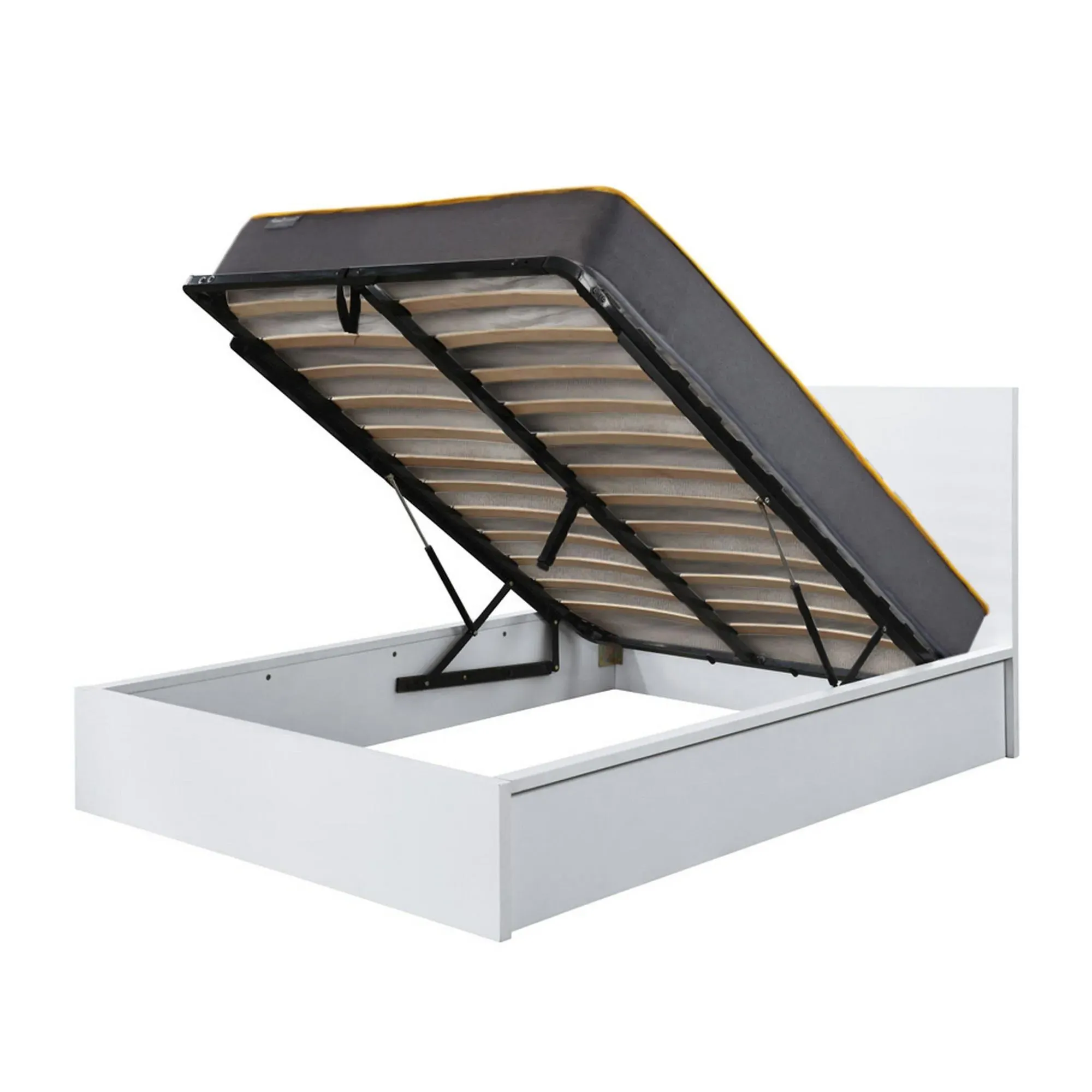 Oslo Ottoman Storage Bed - White