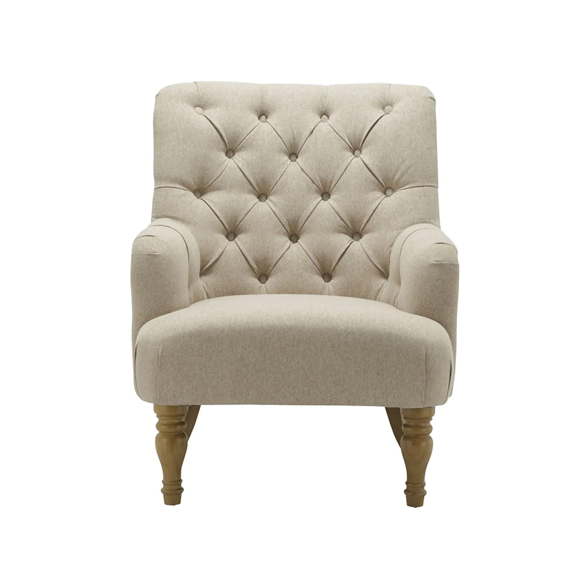 Padstow Highback Armchair - Wheat, Fabric