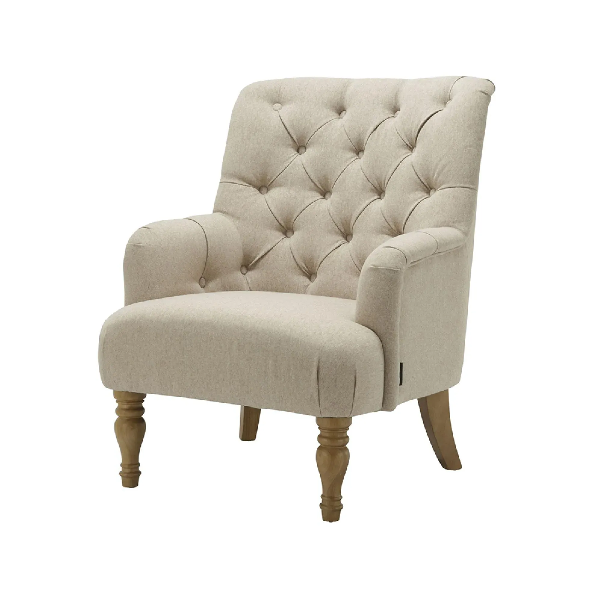 Padstow Highback Armchair - Wheat, Fabric
