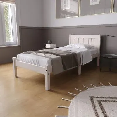 Rio Bed Frame - White Washed