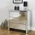 Seville 3 Drawer Chest - Mirrored