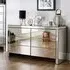 Seville 6 Drawer Wide Chest - Mirrored
