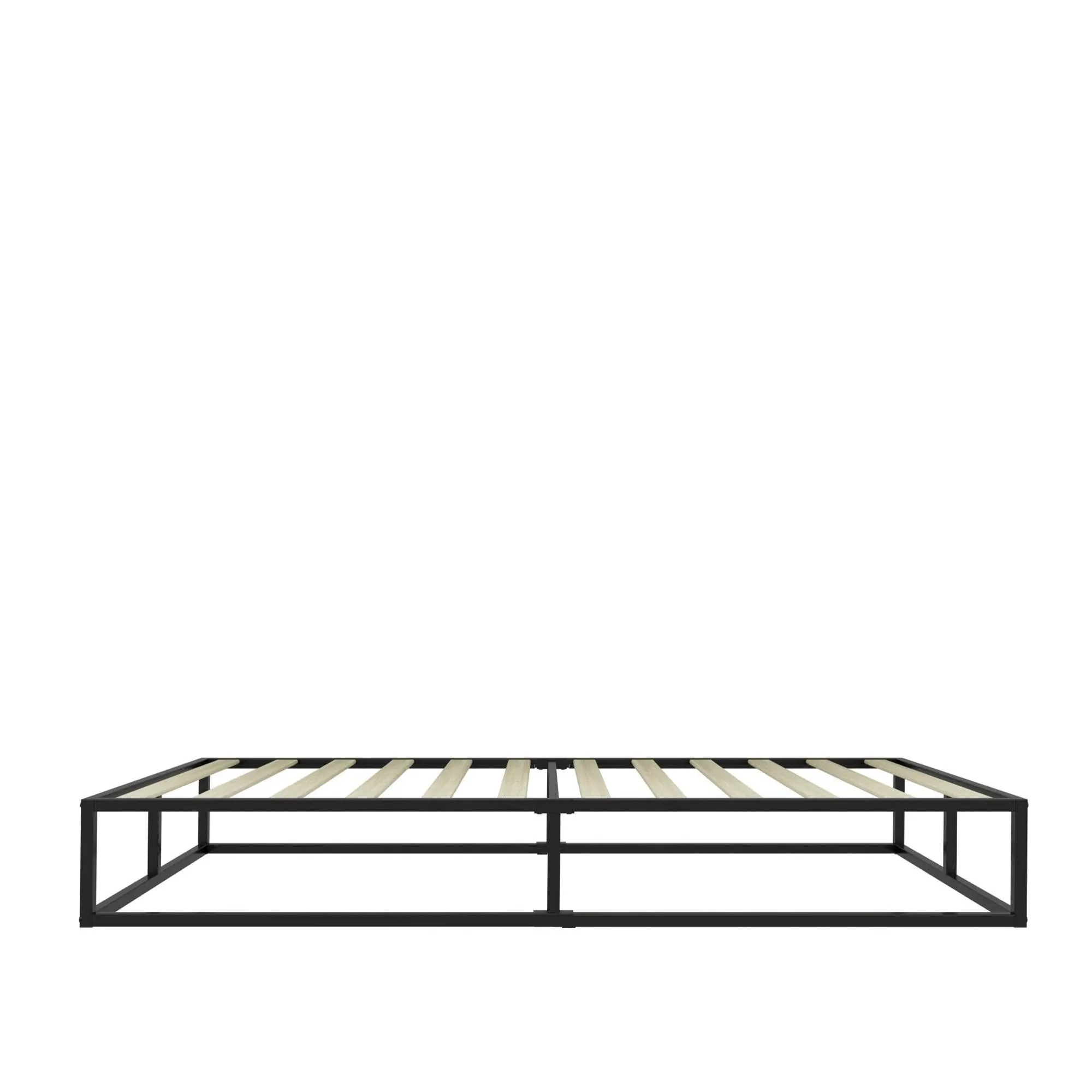 Soho Platform Bed Frame - Black, Metal