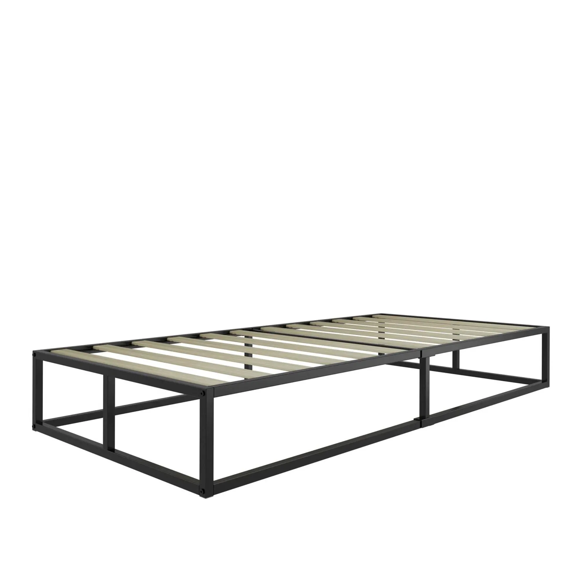 Soho Platform Bed Frame - Black, Metal
