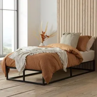 Soho Platform Bed Frame - Black, Metal image