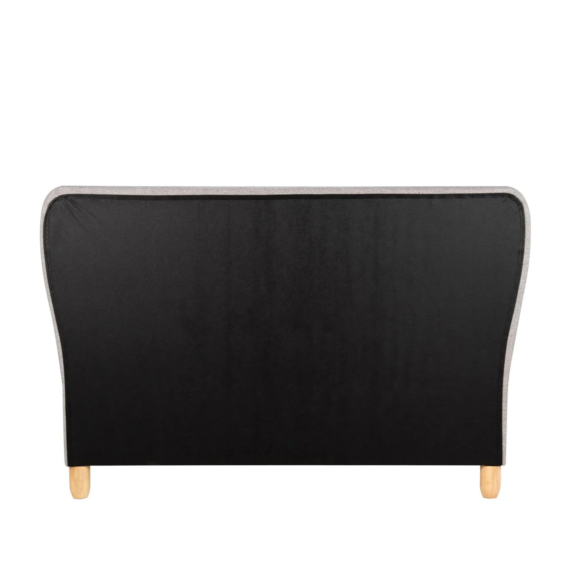 Stockholm Bed Frame - Grey, Fabric