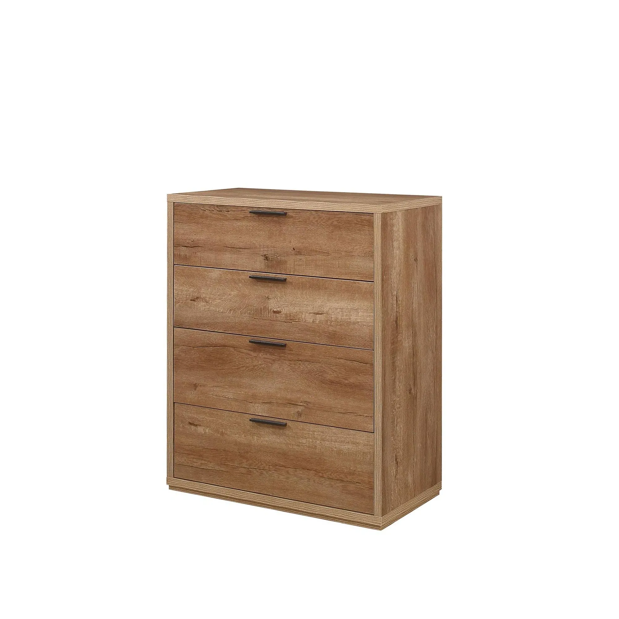 Stockwell 4 Drawer Chest - Rustic Oak