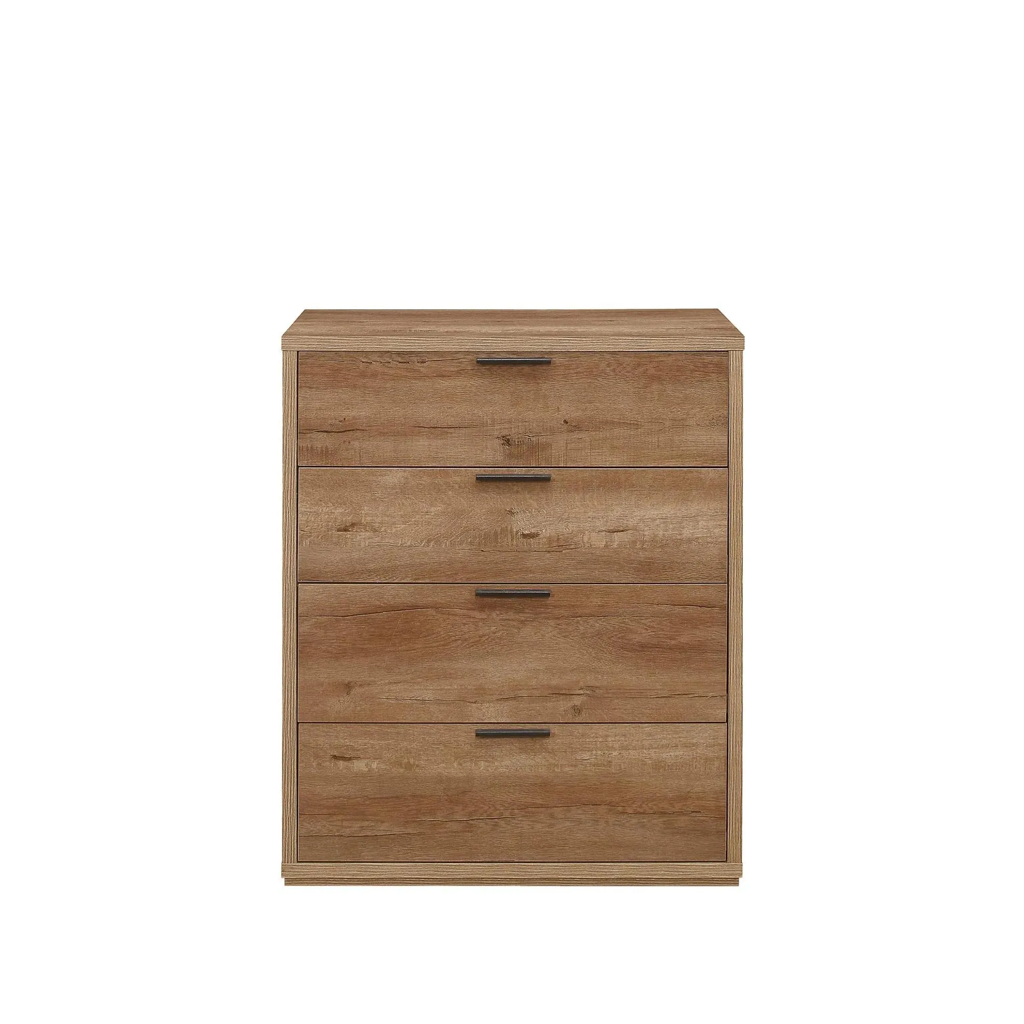 Stockwell 4 Drawer Chest - Rustic Oak