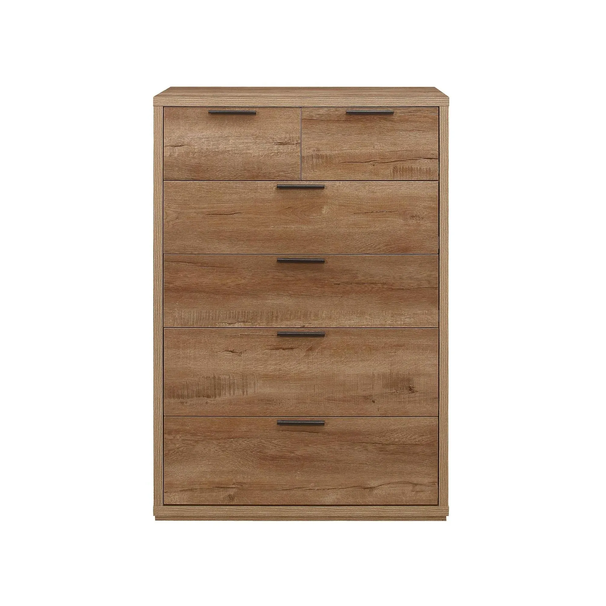 Stockwell 4+2 Drawer Chest - Rustic Oak